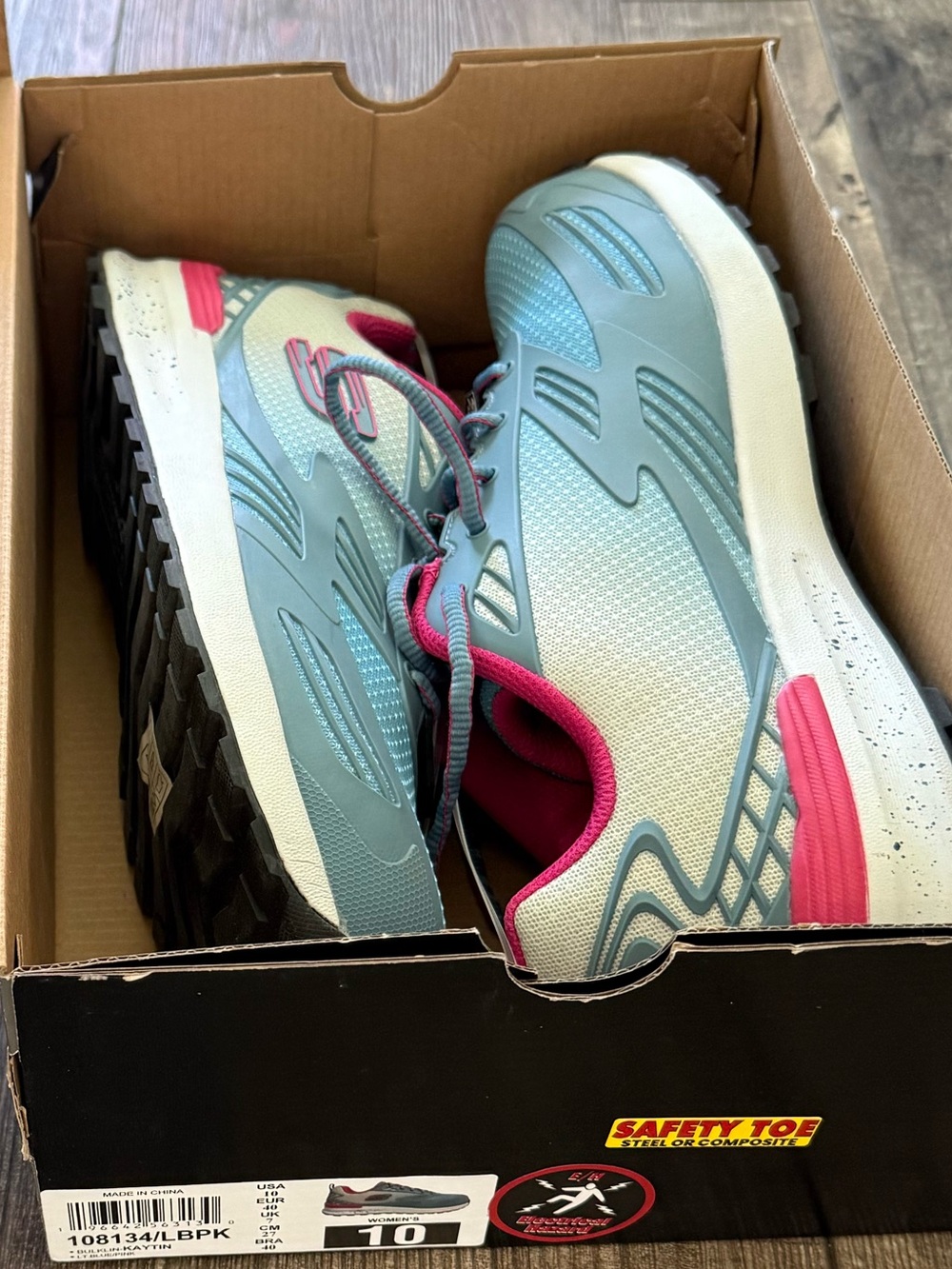 Skechers Bulklin - Kaytin women's safety work sneakers size10